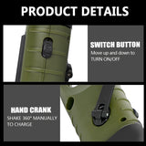 LF-3 Solar-Powered Dynamo Torchlight by Wolph