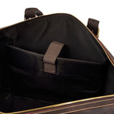 Otto Vintage-style Leather Weekender Duffel Bag by Wolph