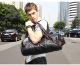 Shub-02 Faux Leather Gym-Travel Duffel Handbag by Wolph