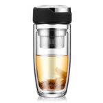 400ml Tea Infuser Double Glass Water Bottle