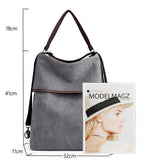 Vintage Canvas Travel Backpack for Women