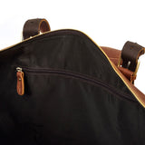 Otto Vintage-style Leather Weekender Duffel Bag by Wolph